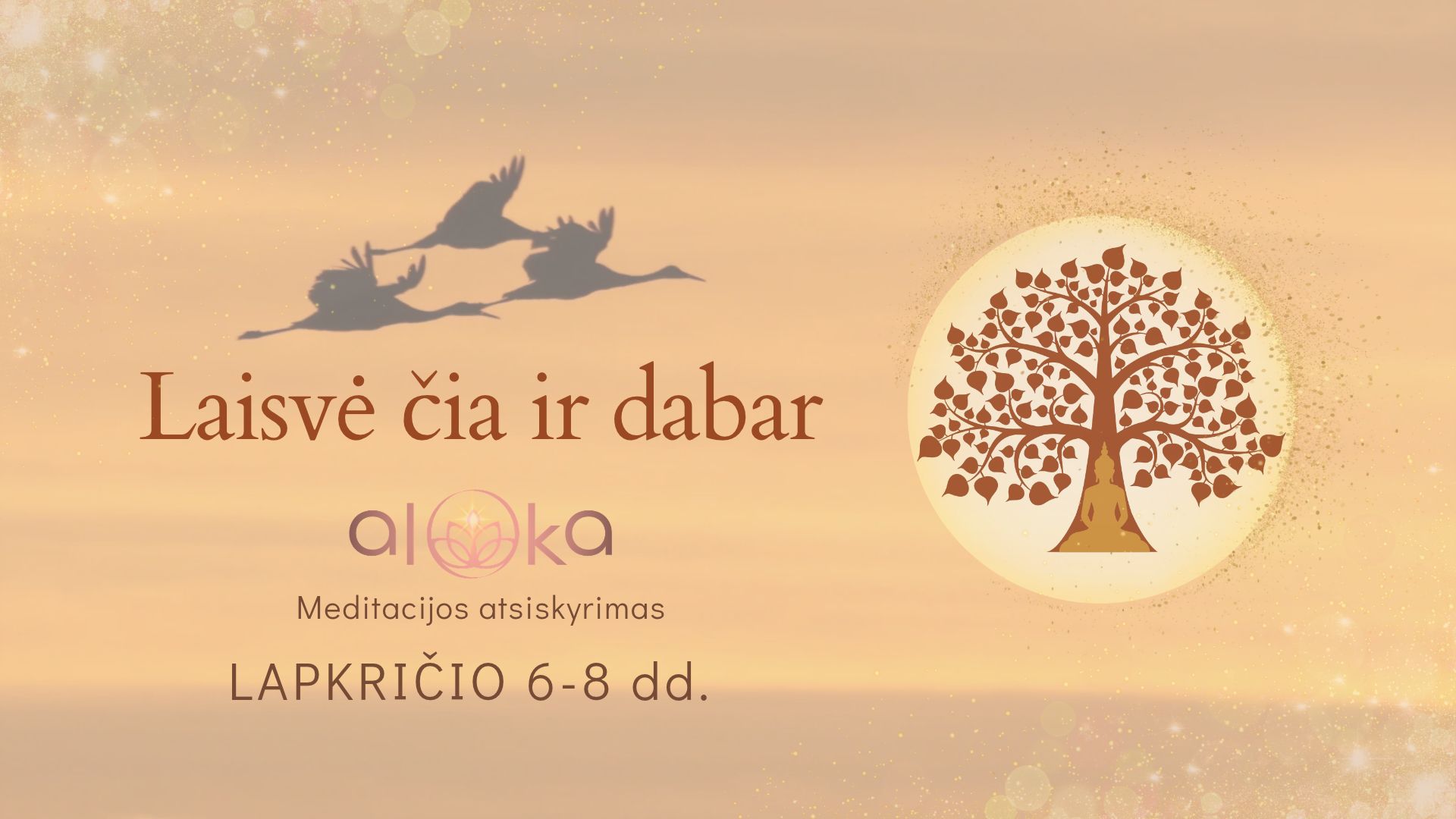 „Laisvė čia ir dabar” | Meditacijos atsiskyrimas 11.6-8